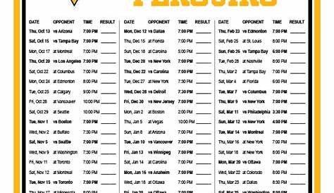 Penguins Schedule 2024 23 Printable Chargers Schedule 2024