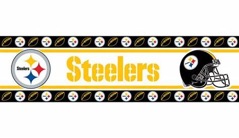 Pittsburgh Steelers Superstripes NFL Team Wallpaper Border - Etsy