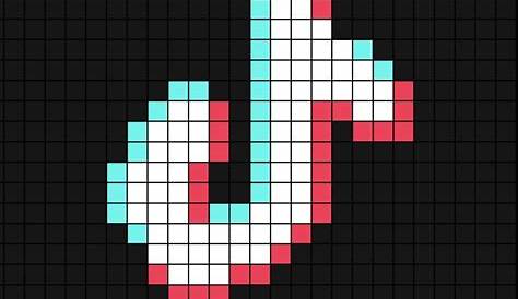 Como hacer el LOGO de TIK TOK | Pixel Art - YouTube