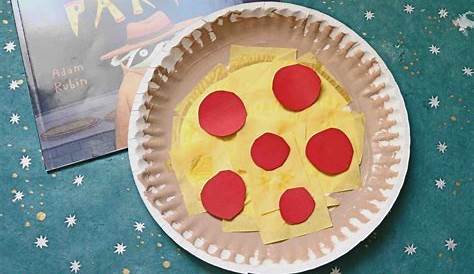 Two Slices of Pepperoni Pizza on a Paper Plate Stock Photo Image of