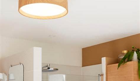 Plafonnier pour salle de bains chromé Elucio, IP44 | Luminaire.fr
