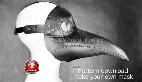 Plague Doctor Mask Pattern Pdf DIY Template With Instructions