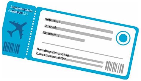 Plane Ticket Clipart Free Flight 10 s Download Images