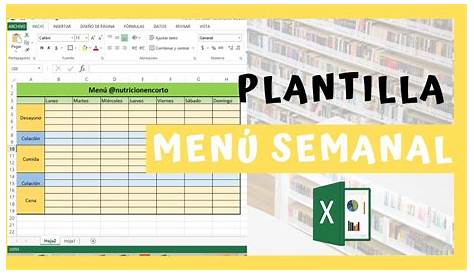Planificador de comidas | PlantillasOffice.Net