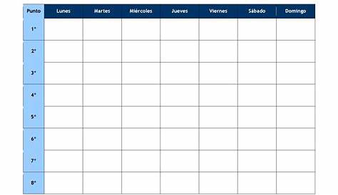 Plantilla de Excel de Planificador de rutina diario semanal y | Etsy