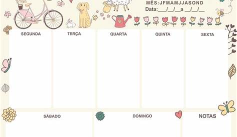 Printable Weekly planner,Planificador semanal imprimible, gift, fashion