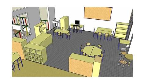 Plano en 3D de un colegio de Primaria | Blender 3d, Didactico, Angeles