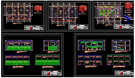 Planos de Escuela en DWG AUTOCAD, Establecimientos educacionales