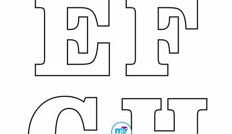 Plantilla para imprimir el abecedario. | Free printable alphabet