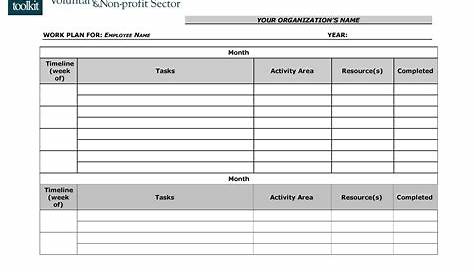 Excelente Plan Semanal de Trabajo [Word][Descarga gratis aquí] – SIAGIE