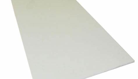 Plaque De Pvc Blanc 5mm PVC Expansé Coloris , Epaisseur 3