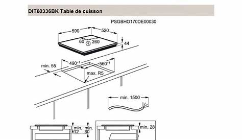 Plaque Induction Electrolux Dit60336bk Test DIT60336BK Tables à UFCQue
