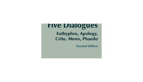 Plato Five Dialogues 2Nd Edition Pdf