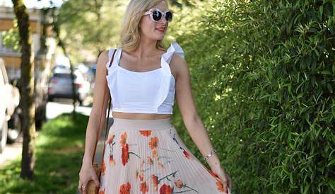 Pleated Skirt Outfit Spring