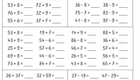 Lernstübchen: Rechne dich fit - plus minus (3) 1st Grade Worksheets