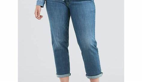 LEE Women's Plus Size Relaxed Fit All Cotton Straight Leg Jean