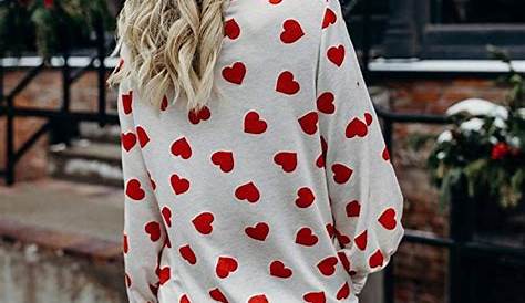 Cute Plus Size Valentines Day Shirts for Women Attire Plus Size