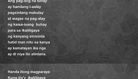 Halimbawa Ng Dagli Tungkol Sa Pag Ibig Tanaga Example Mga Filipino