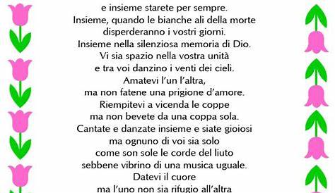 poesie x matrimonio