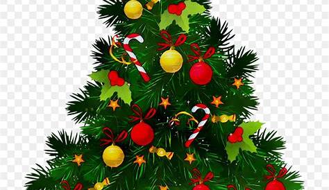 Gambar Desain Vektor Pohon Natal Berwarna Warni Png, Pohon, Hari Natal