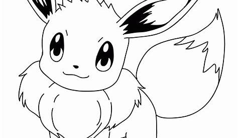 Eevee Evolution Coloring Page Anime Coloring Pages