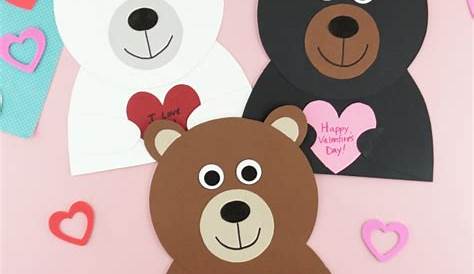 Polar Bear Valentine Craft Heart Shaped Y Morning