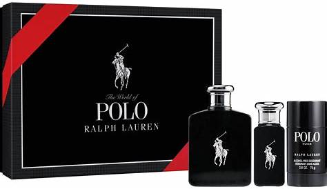 Polo Black Gift Set Australia Ralph Lauren Men's 3pc Eau De Toilette & Reviews