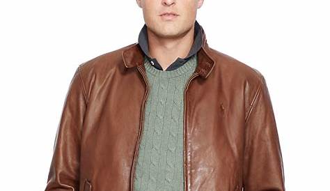 Polo Ralph Lauren Shearling Leather Jacket in Tan (Brown) - Lyst