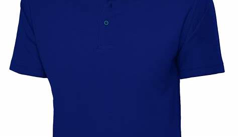 Plain Royal Blue Polo Shirt – Cutton Garments