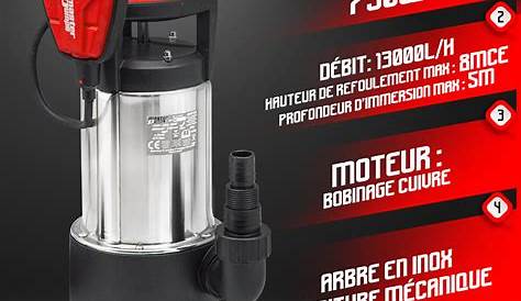 Pompe Vide Cave Brico Offre 750 W Spid'o Chez Cash