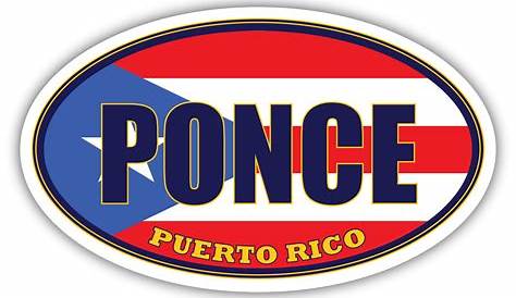 Ponce City Puerto Rico State Flag | PR Flag Ponce County Oval State
