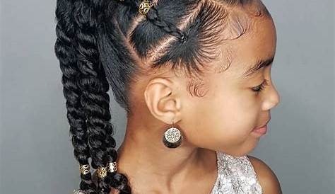 Ponytail Hairstyles For Little Black Girl Short Hair With A Twist Curly