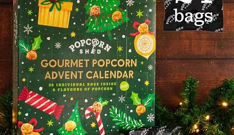 Gourmet Popcorn Advent Calendar Popcorn Shed Popcorn Shed US