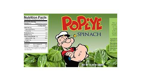 33 Popeye Spinach Can Label Labels Database 2020