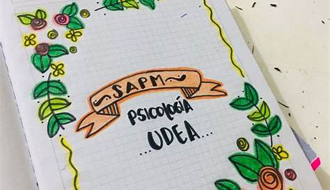 Pin de Anna Rivera en NOTES | Carátulas para cuadernos, Decoracion de