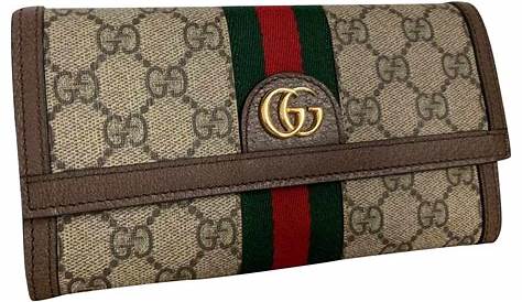 Porte Feuille Gucci feuille Logo Gg En Toile Web