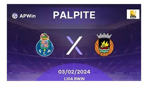 Palpite Porto x Rio Ave: 03/02/2024 - Campeonato Português | APWin