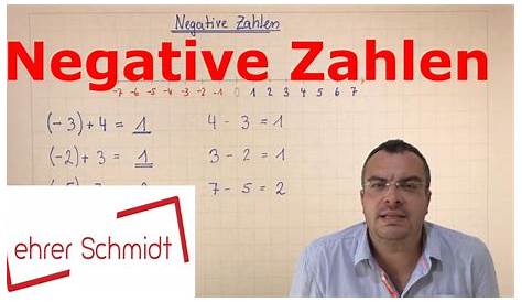 Positive und negative Zahlen