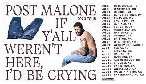Post Malone If Y'all Weren't Here, I'd Be Crying Asia tour 2023
