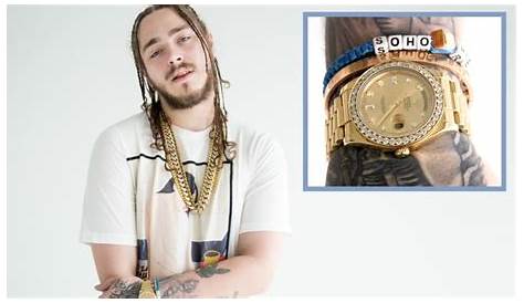 Post Malone's Insane Jewelry Collection - Custom Gold Grillz