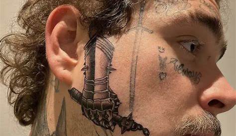 Details 70+ post malone face tattoo - esthdonghoadian