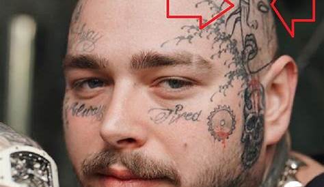 Post Malone debuts SECOND skull tattoo and reveals he's recording the