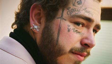 Post Malone's New Face Tattoo For 2020 Is His Biggest One Yet