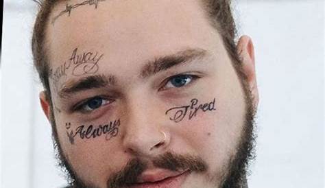 Post Malone | Celebrities With Face Tattoos | POPSUGAR Beauty Photo 5
