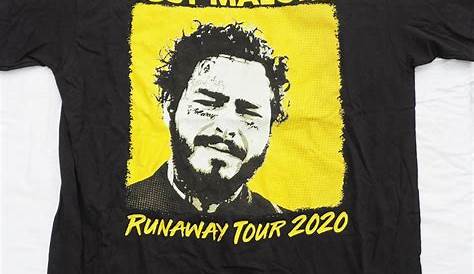 POST MALONE T-shirt Beerbongs And Bentleys Tour 2018 T shirt Size S