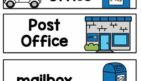 Post Office Preschool Activities PreK Printable Fun