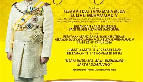 Cuti Keputeraan Sultan Kelantan / Gambar Sultan Johor Berselfie Dengan