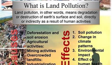 Land pollution poster