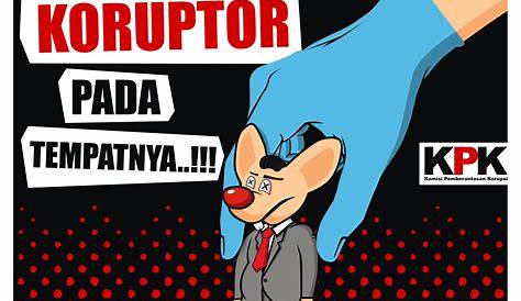 Cara Mudah Menggambar Poster Anti Korupsi Poster Pendidikan Anti