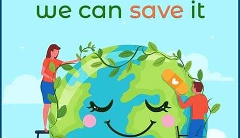 Slogans on Environment. Keep Smiling and Save the Environment | Slogan